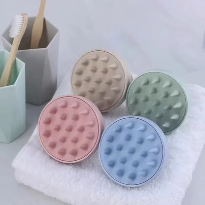 1Pc Silicone Shampoo Brush Head Scalp Massage Comb Hair Washing Combs Bath Shower Body Massage Brushes Salon Hairdressing Tools